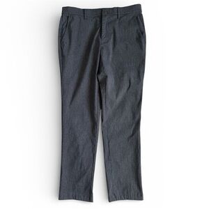 Mizzen + Main Performance Chino Pants Mens 32x29 Business Casual Flat Front Gray